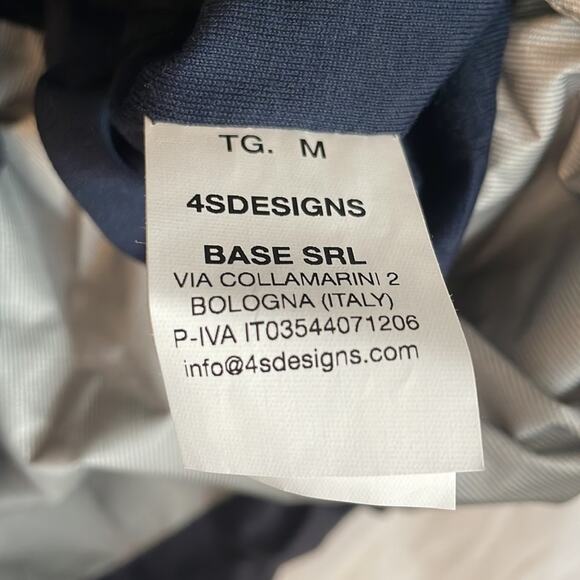 4SDESIGNS Gray Pullover Jacket American Flag Retails $1144 Athletic Streetwear - Picture 11 of 14